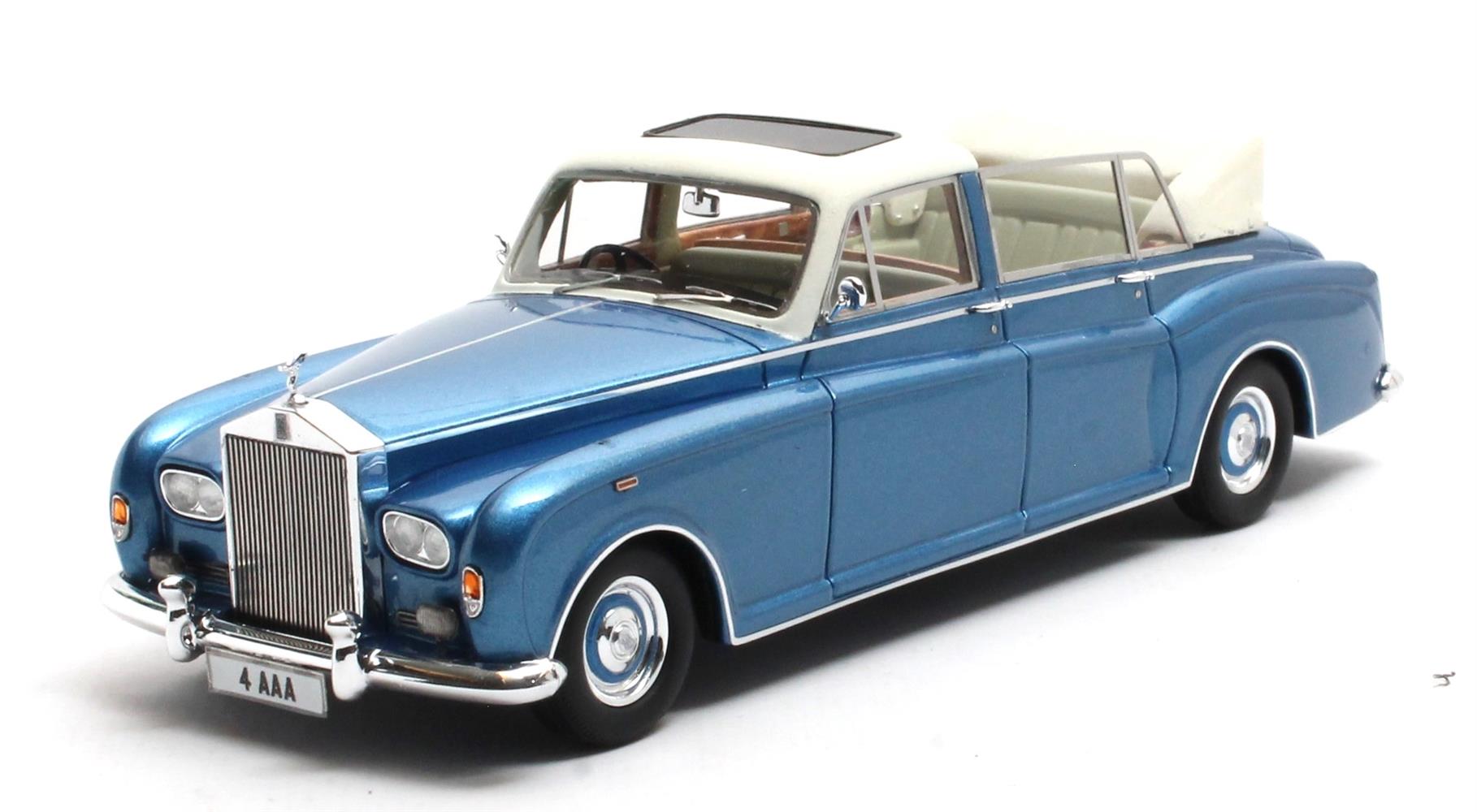 Rolls-Royce Phantom VI Landaulette PRH H.R.H. Pr. Nora Mohsen al-Angari 1975 Blauw - 1:43